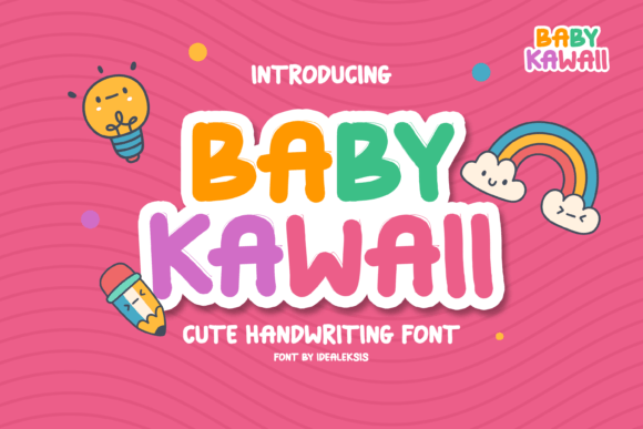 Baby Kawaii: A Typeface That Radiates Whimsy and Delight