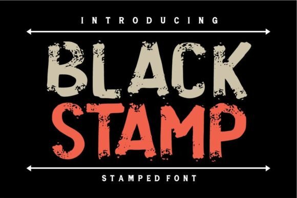 Black Stamp: The Rugged Typeface for Authentic Branding