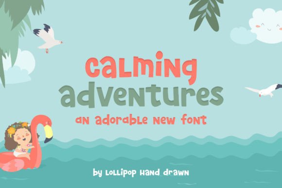 Calming Adventures: A Font That Balances Boldness with Ease