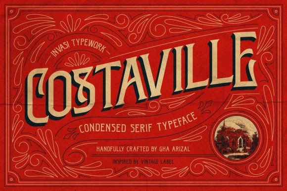 Costaville: A Vintage Typeface for Modern Branding