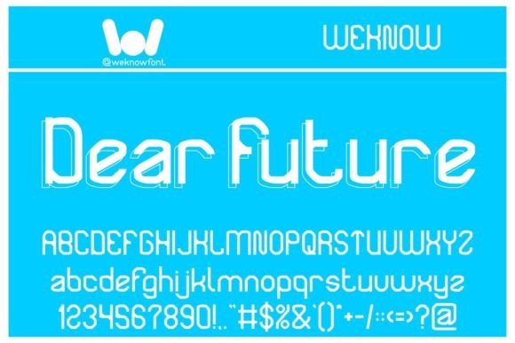 Dear Future: A Typeface That Commands Attention