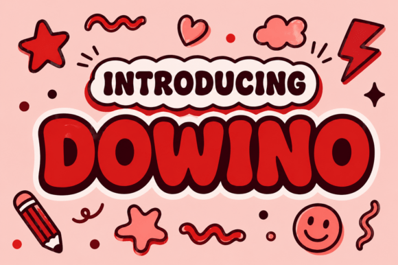 Dowino: A Typeface That Captures Pure Joy and Playful Energy
