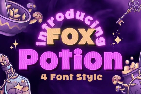 Fox Potion: The Enchanting Display Font for Magical Designs