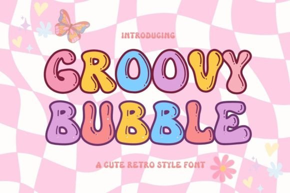Groovy Bubble: The Playful Retro Font for Modern Designs