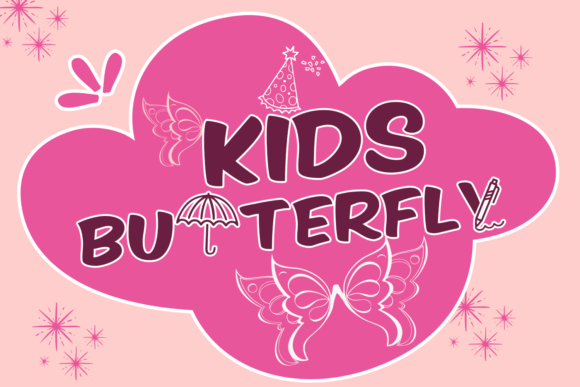 Kids Butterfly: A Font That Brings Playful Energy to Your Designs