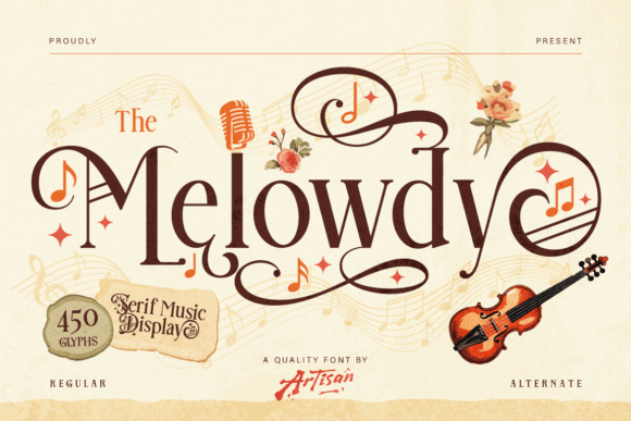 Mellow Melowdy: A Typeface with a Musical Soul