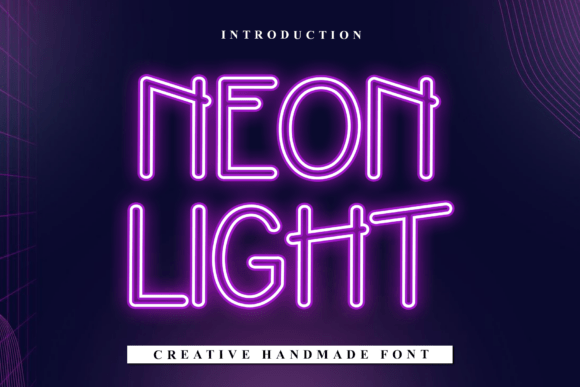 Neon Light: A Display Font That Pulses with Energy