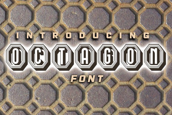 Octagon: The Bold Display Font for Modern Designers