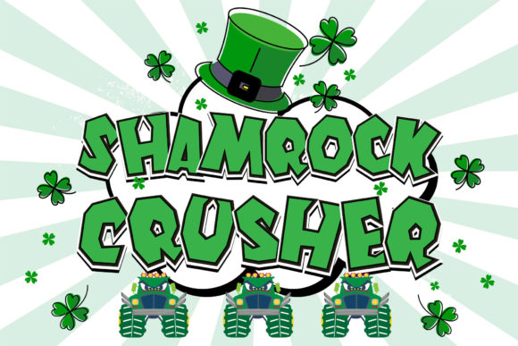 Shamrock Crusher: A Bold Typeface for Impactful Branding