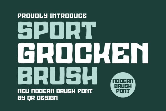 Sport Grocken Brush: A Font That Captures Action and Authenticity