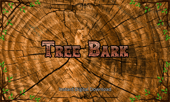 Tree Bark Font: A Rustic Typeface for Authentic Projects
