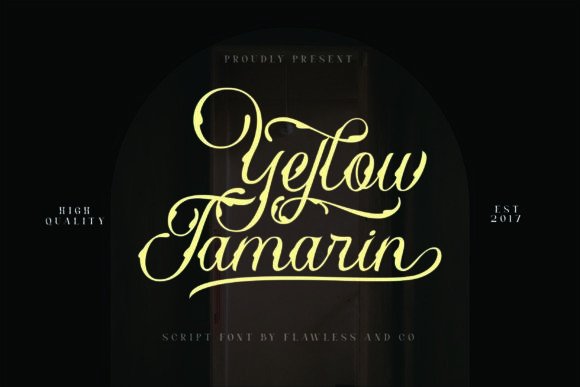 Yellow Tamarin: A Bold, Edgy Font for Unforgettable Designs